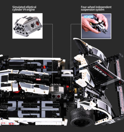 CaDA technic C61016W sport car building block sets - Image 12